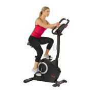 Sunny Health & Fitness Magnetic Upright Exercise Bike with LCD and Pulse Monitor - SF-B2883