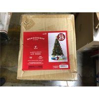 6 Foot Pre-lit Prelit Christmas Tree Alberta Spruce,clear Light & Base