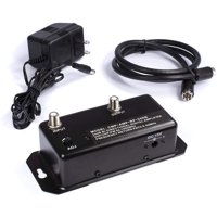 THE CIMPLE CO - 24dB TV Antenna Digital Signal Booster Amplifier for HDTV Cable - w/ Coax Cable