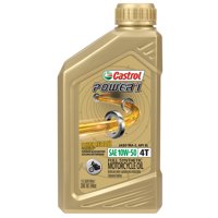 Castrol Power1 4T 10W-50 Full Synthetic Motorcycle Oil, 1 Quart