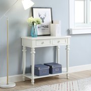 Hamphire 2-drawer Turned Leg Console Table, White