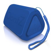 OontZ Angle solo Bluetooth Speaker Surprisingly Loud Bass 100 Wireless Range, IPX-5 Splashproof Blue with lanyard