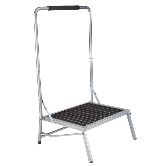 LivingSURE Extra Wide Step Stool with Handle, 20” x 15.6” x 38.4”