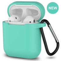 AirPods Case,AirPods 2 Case ,Protective Soft Silicone AirPods Accessories KitCase for Apple AirPods 1st/2nd Charging Case [Not for Wireless Charging Case] Teal