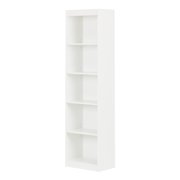 South Shore Smart Basics 5 - Shelf 69" Narrow Bookcase, Multiple Finishes