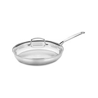 Cuisinart Chef's Classic Stainless Steel 12" Skillet w/Glass Cover