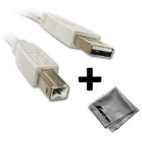 Lexmark X2600 All -In-One Printer Compatible 10ft White USB Cable A to B Plus...