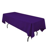 Gowinex Purple 60" x 126" Rectangular Tablecloth Table Cover