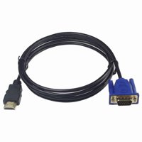 1.8 M HDMI Cable To VGA Adapter Digital 1080P HD With Audio Converter Adapter HDMI VGA Connector Cable