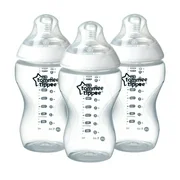 Tommee Tippee Closer to Nature Added Cereal Baby Bottles - 11 oz, 3 Count