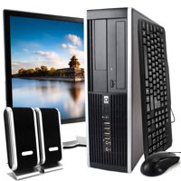 HP Compaq 6000 Pro Desktop Intel Core 2 Duo 3.0GHz 4GB RAM 320GB HDD DVD Windows 10 Professional 19" Monitor, Keyboard, Mouse, Speaker Bundle WiFi (Refurbished)