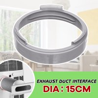 Suzicca Round Exhaust Hose Interface for 5.91in Diameter Duct Exhaust Hose Coupler Flange Tube Connector for Portable Air Conditioner