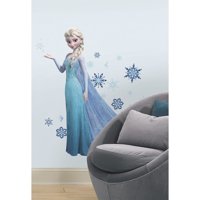 RoomMates Disney Frozen Elsa Giant Peel and Stick Wall Decal, Blue, 48.75" L x 41.5" W