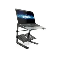 PYLE PLPTS30 - Laptop Computer Stand For DJ With Flat Bottom Legs