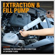 200cc Fluid Extraction Filling Syringe Transfer Liquid Pump Oil Extractor Automotive