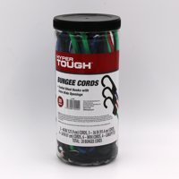 Hyper Tough 20 pcs Bungee Cord Set, Packed in Plastic Jar