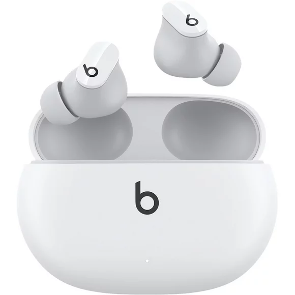 Restored Beats by Dr. Dre Studio Buds White Totally Wireless Noise Cancelling In Ear Headphones MJ4Y3LL/A (Refurbished)