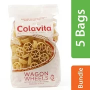 (5 Pack) Colavita Wagon Wheels Pasta, 1 Lb