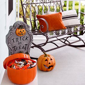 Halloween candy. Fang-tastic goodies for tricksters of all ages. 