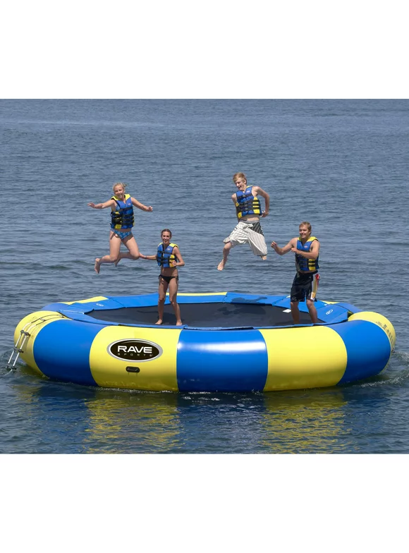 20 ft. RAVE Sports Aqua Jump Eclipse Water Trampoline Package