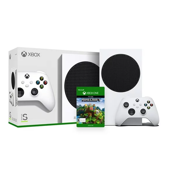 2020 New Xbox 512GB SSD Console - White Xbox Console and Wireless Controller with Minecraft Full Game
