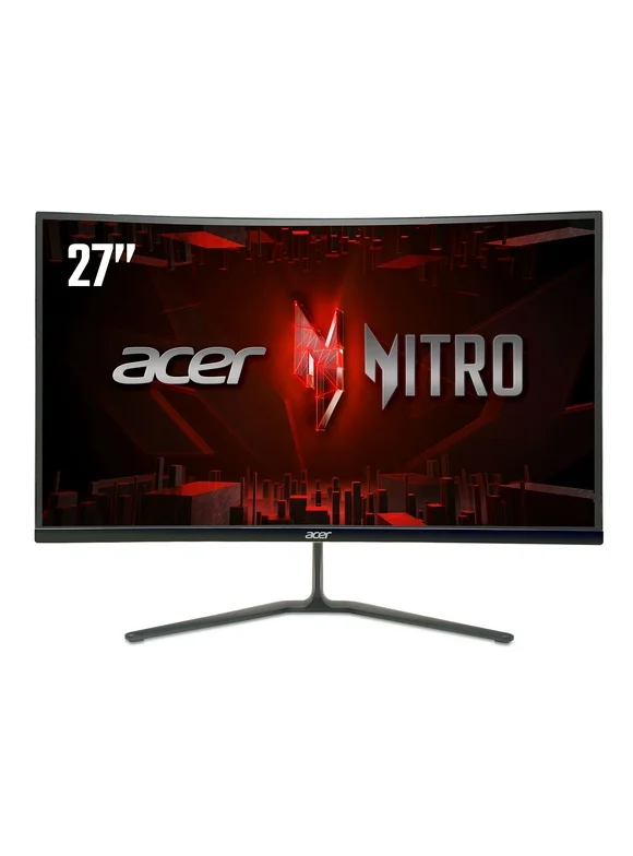 Acer Nitro 27" 1500R Curved WQHD (2560 x 1440) Gaming Monitor, 170Hz ,1ms, Black, ED270U P2bmiipx, New