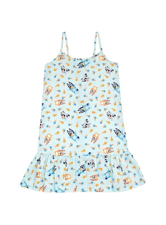 Bluey Bingo Muffin Little Girls Matching Family Cami Dress Girls Dress 6
