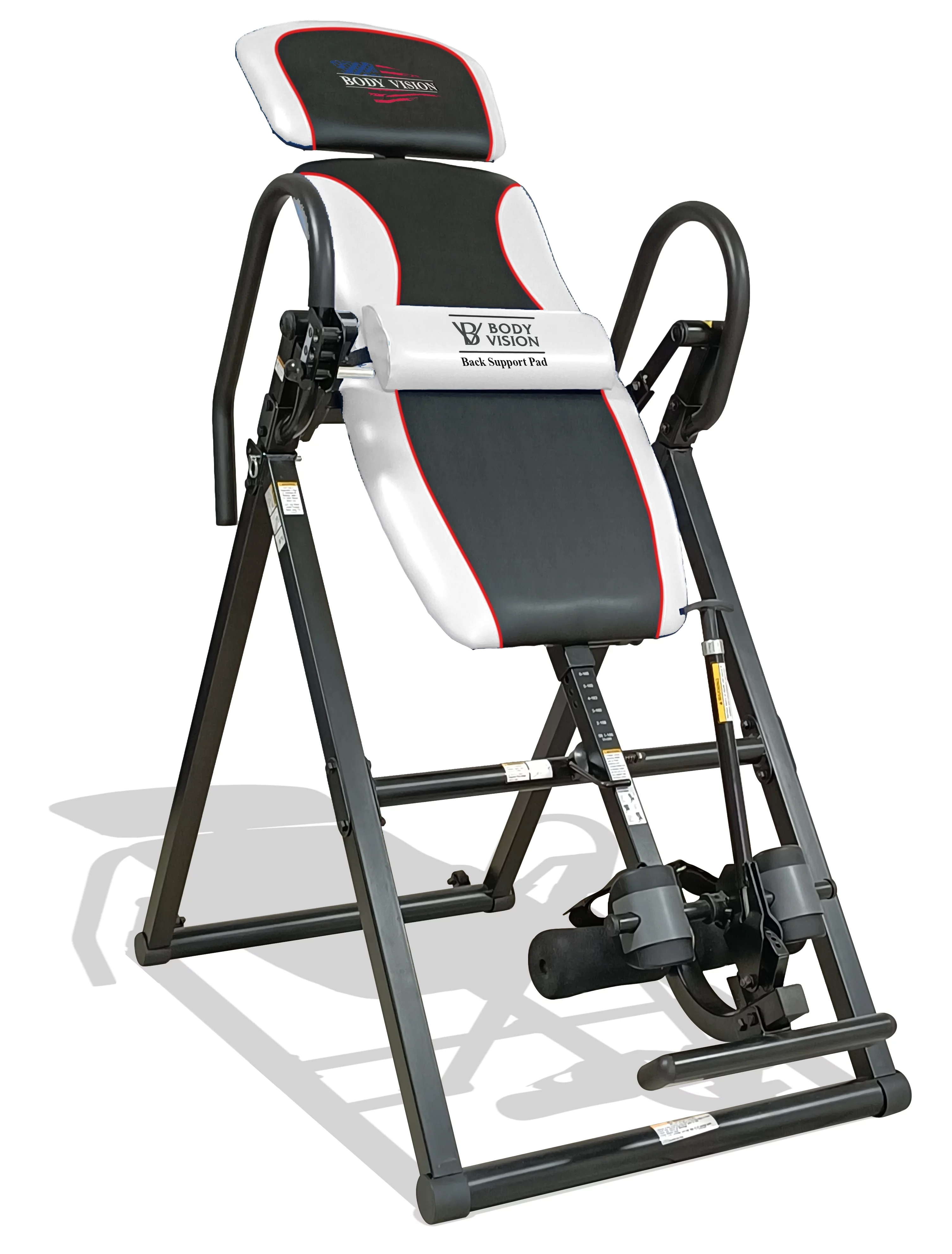 Body Vision IT 9690W Deluxe Heavy Duty Therapeutic Inversion Table 300LB Weight Capacity