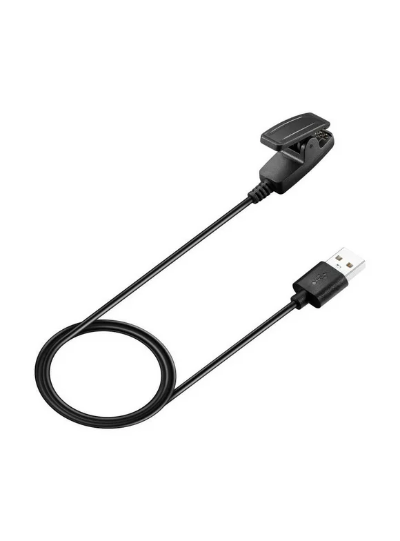Charger for Garmin Forerunner 35 230 235 630 645 Music 735XT, Approach G10 S20, Vivomove HR - USB Charging Cable 100cm - GPS Smartwatch Accessories (1-Pack)