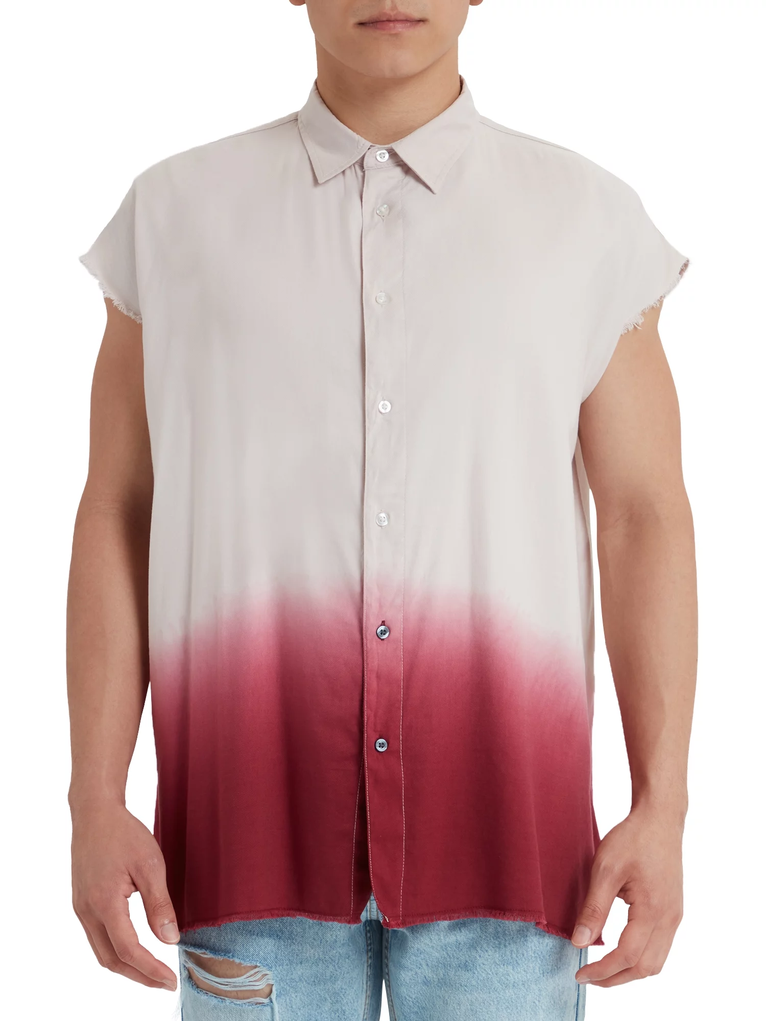 EPIC Studio Men's & Big Men's Sleeveless Cotton Rayon Resort Shirt, Sizes S-5XL, Mens Shirts