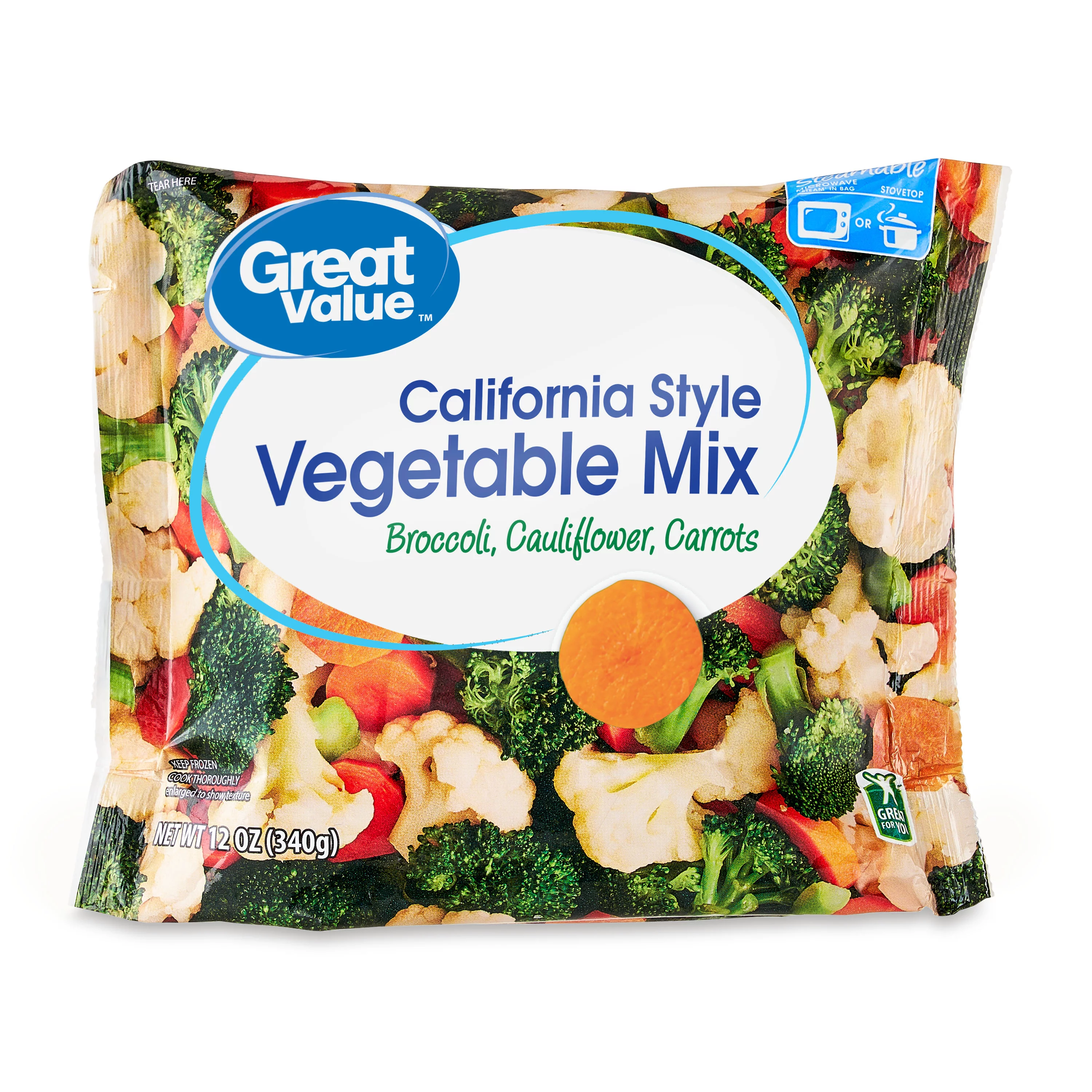 Great Value™ California Style Vegetable Mix 12 oz. Bag