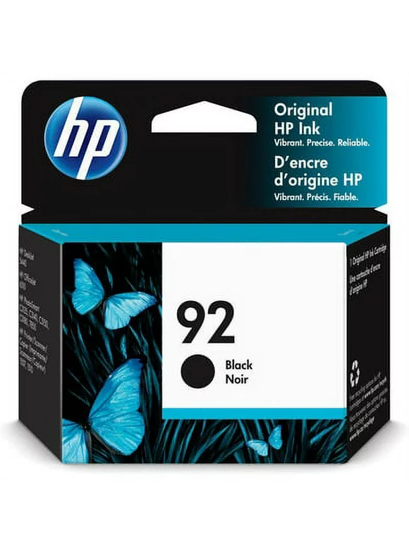 HP 92 Ink Cartridge, Black (C9362WN)