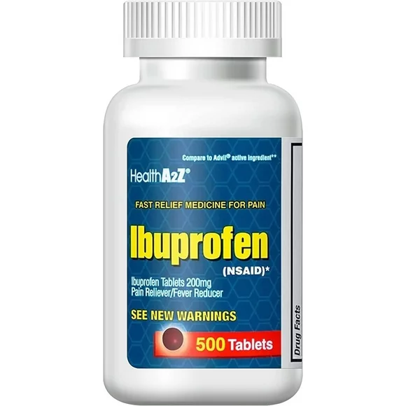 HealthA2Z® Ibuprofen 200mg | 500 Counts
