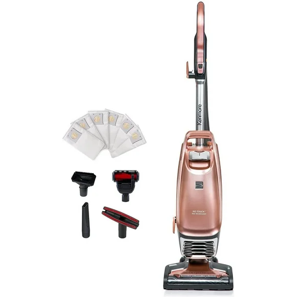 Kenmore BU4050 Intuition Bagged Upright Vacuum Cleaner for Carpet, Hard Floor, Rose Gold