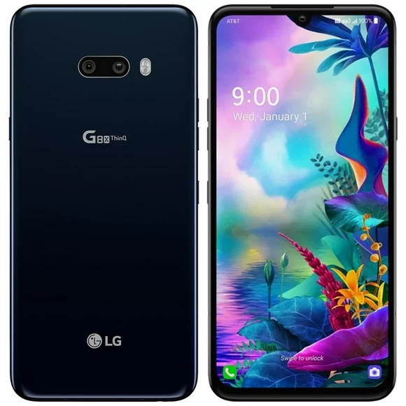 LG G8X ThinQ (128GB, 6GB) 6.4", 4G LTE GSM AT&T Unlocked Global LM-G850UM (Black