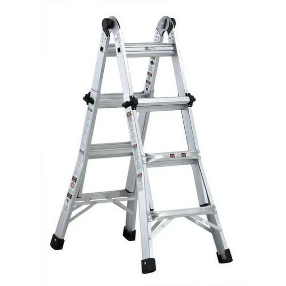 Louisville Ladder 13' Aluminum Multi-Purpose Ladder, 14' Reach, 300 lbs Load Capacity, L-2098-13