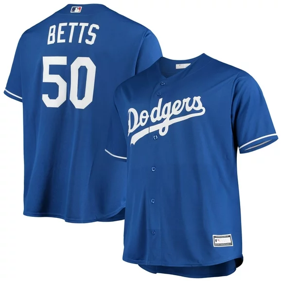 Men's Majestic Mookie Betts Royal Los Angeles Dodgers Big & Tall Replica Player Jersey