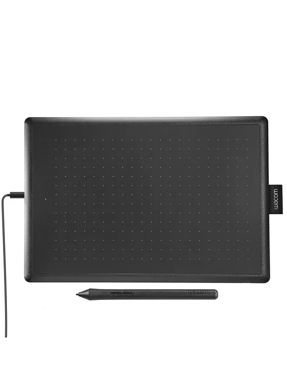 One by Wacom student drawing tablet for Windows PC, Mac and certified Works With Chromebook, medium