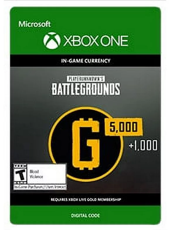 PUBG 6,000 G-Coins - Xbox One [Digital]