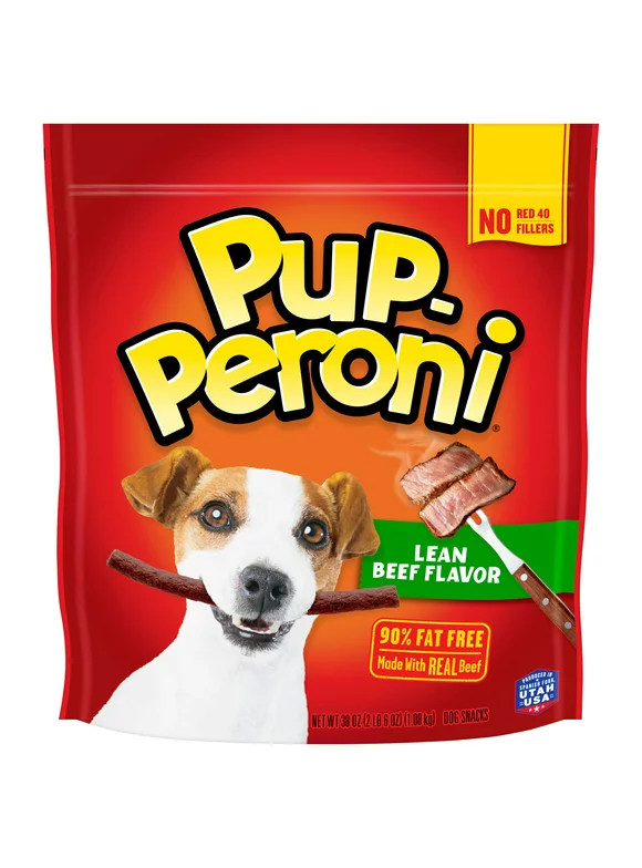 Pup-Peroni Lean Beef Flavor Dog Snacks, 38-Ounce Bag