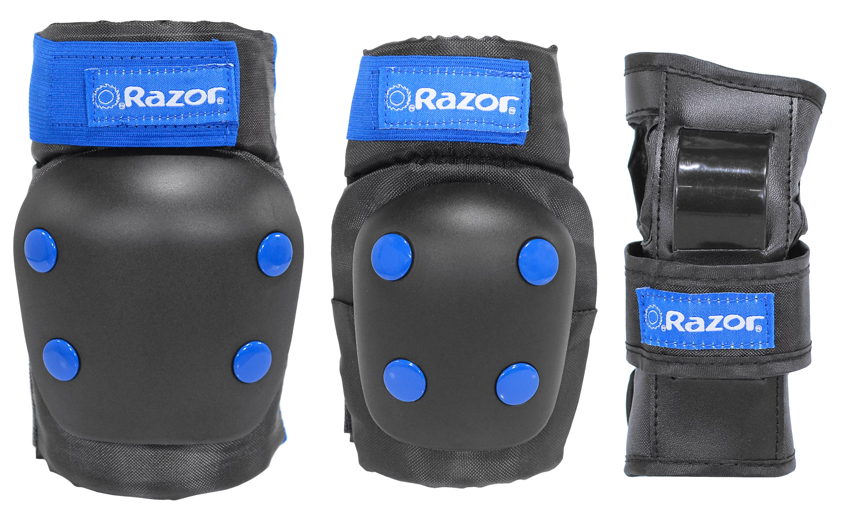 Razor Multi-Sport Child\'s Pad Set, Blue/Black