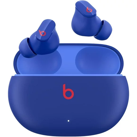 Restored Beats Studio Buds True Wireless Noise Cancelling Earbuds - Class 1 Bluetooth, 8 Hours of Listening Time, Sweat Resistant, Built-In Microphone - (Ocean Blue) (Refurbished)