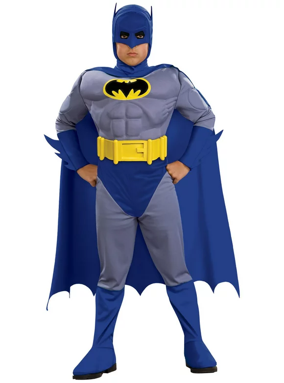 Rubie\'s Batman Brave Muscle Boy\'s Halloween Fancy-Dress Costume for Child, S