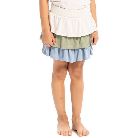 Sol Angeles girls  Colorblocked Tier Skirt, 2T