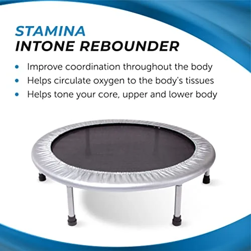 Stamina Products Foldable Trampoline, Black