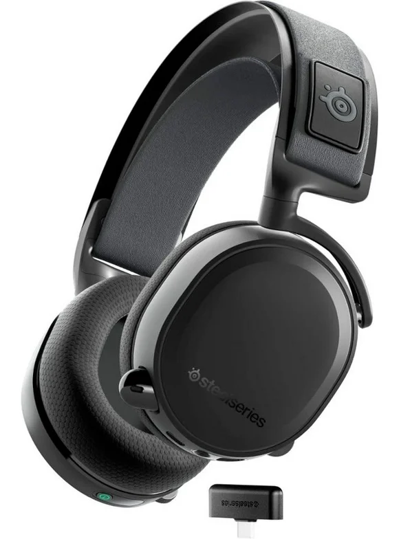 SteelSeries Arctis 7+ Wireless Gaming Headset – PS5, PS4, PC, Mac, Android, PlayStation & Nintendo Switch - Black