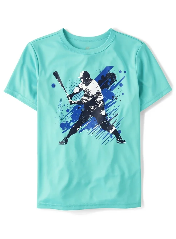 The Children's Place Boy's Short Sleeve Active Tee, Sizes XS-XXL