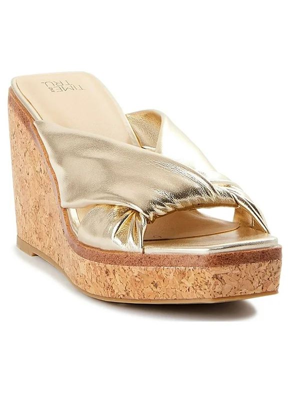 Time and Tru Women's Wedge Sandals