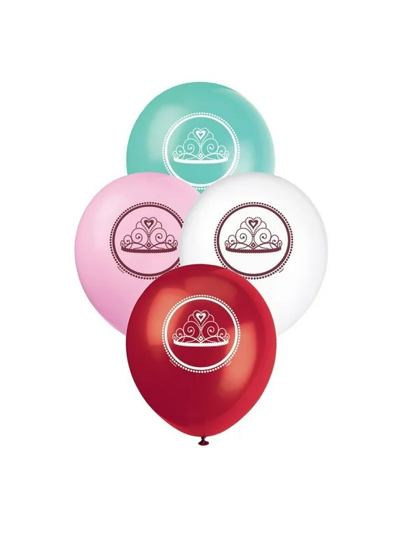 Unique Party Latex Fairytale Princess Balloons (Pack of 8)