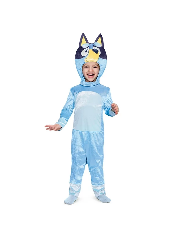 Unisex Size 2T Bluey Classic Halloween Toddler Costume, Bluey, Disguise